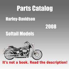 Parts Catalog for Harley-Davidson Softail Models 2008 on a Usb