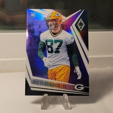 2019 Panini Phoenix Rookie Purple /149 Jace Sternberger #185 Packers Card. rookie card picture