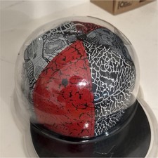 Jordan Air Jordan Jumpman Crackle Pattern Red Black Adjustable Baseball Cap 7 1  