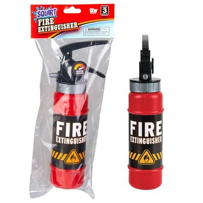Large 9.5'' SQUIRT FIRE EXTINGUISHER - Water Gun Soaker Toy - Fun GaG Prank Joke