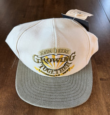 Vintage-John Deere Gathering of the Green-1997 Brown Snapback Hat/Cap-NEW