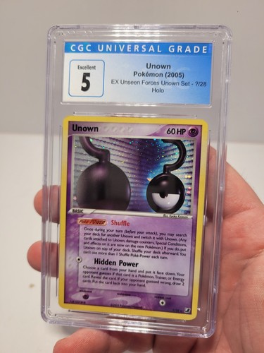 Unown graded CGC 5 for sale on eBay