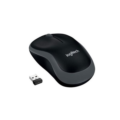Logitech M185 Kabellose Maus 2,4 GHz PC und Mac Optical Tracking Grau