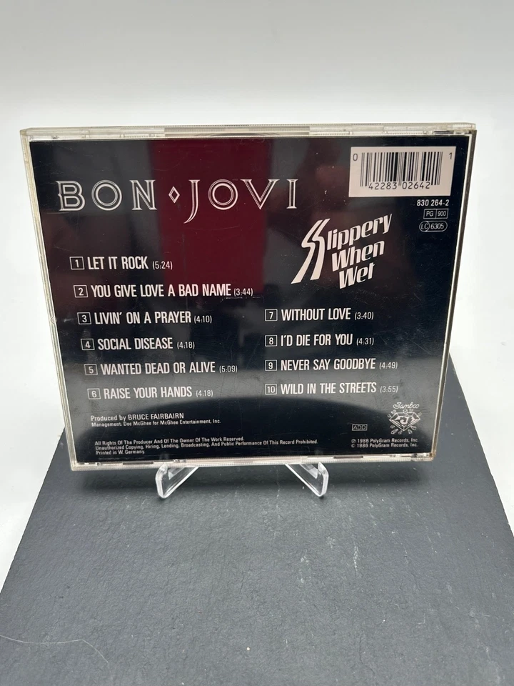 BON JOVI Slippery when Wet CD - Bild 2 von 2