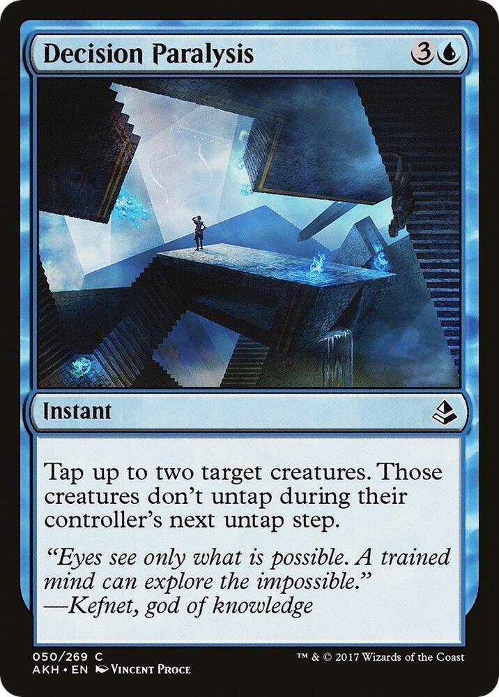 Decision Paralysis 50 Common Amonkhet Magic: The Gathering Near Mint
