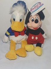 Mickey mouse and Donald duck mini plush set