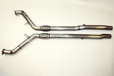 Coppia tubi di ricambio Audi RS6 4F C6 5.0TFSi V10 biturbo catalizzatore 3"/76mm