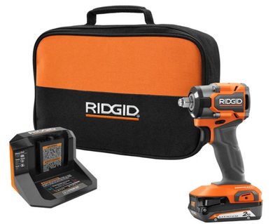 #ad Ridgid R872081K 18V SubCompact Brushless 4 Mode 1 2 in. Impact Wrench Kit $118.95