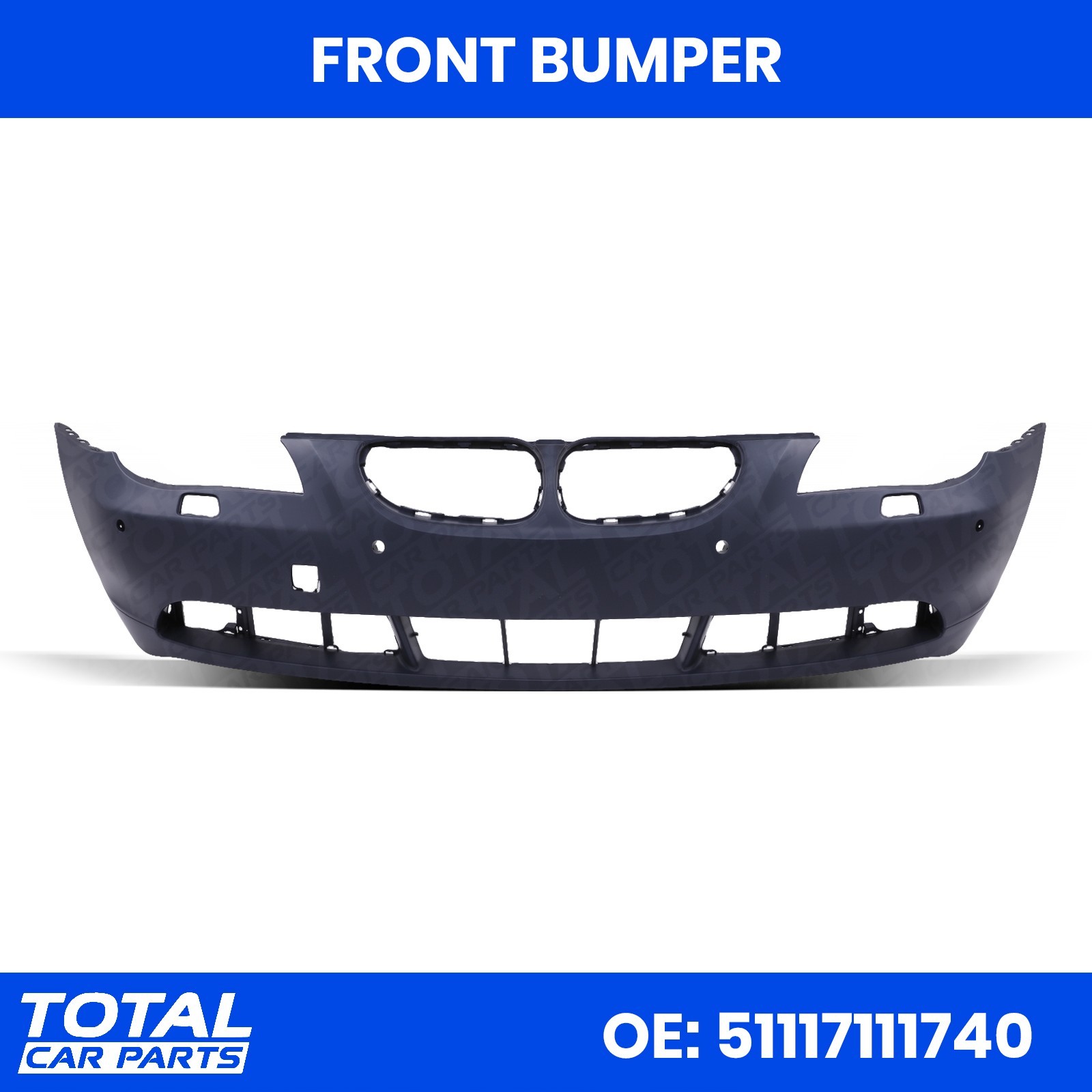 FRONT BUMPER WITH PDC & HEADLIGHT WASHERS FOR BMW 5 SERIES E61 PRE-LCI 2004-2007