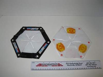 GI Joe ARAH Vintage Plastic Parachutes GI JOE & COBRA 1983 Tyco Train Accessory