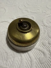 Antique VIT SLICK Brass & Ceramic Toggle Light Switch – PAT 161887/07