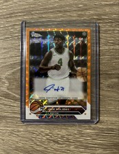 2023-24 Topps Chrome - Autographs Jrue Holiday #CG-JH Orange Geometric Refractor