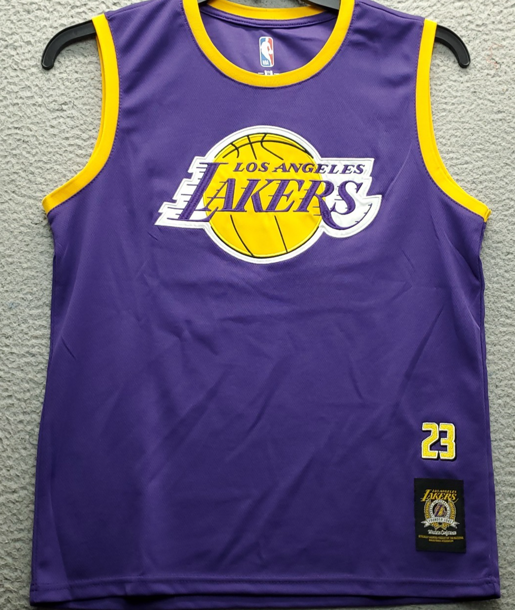 NBA Los Angeles Lakers #23 LeBron James Basketball Jersey