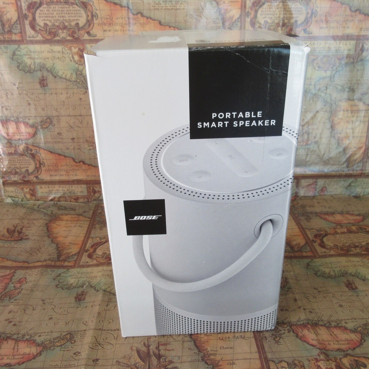🎧~Authentic Bose Portable Smart Bluetooth Speaker, Silver ~LATEST