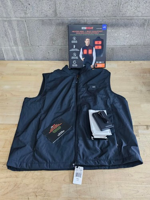 #ad #ad LARGE 32 Degrees Heat Rechargeable Heated Battery Operated Vest 1872100 Black $24.99