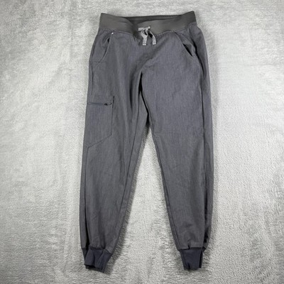 Figs Pants Womens XS Gray Zamora Jogger Technical Collection Medical Performance