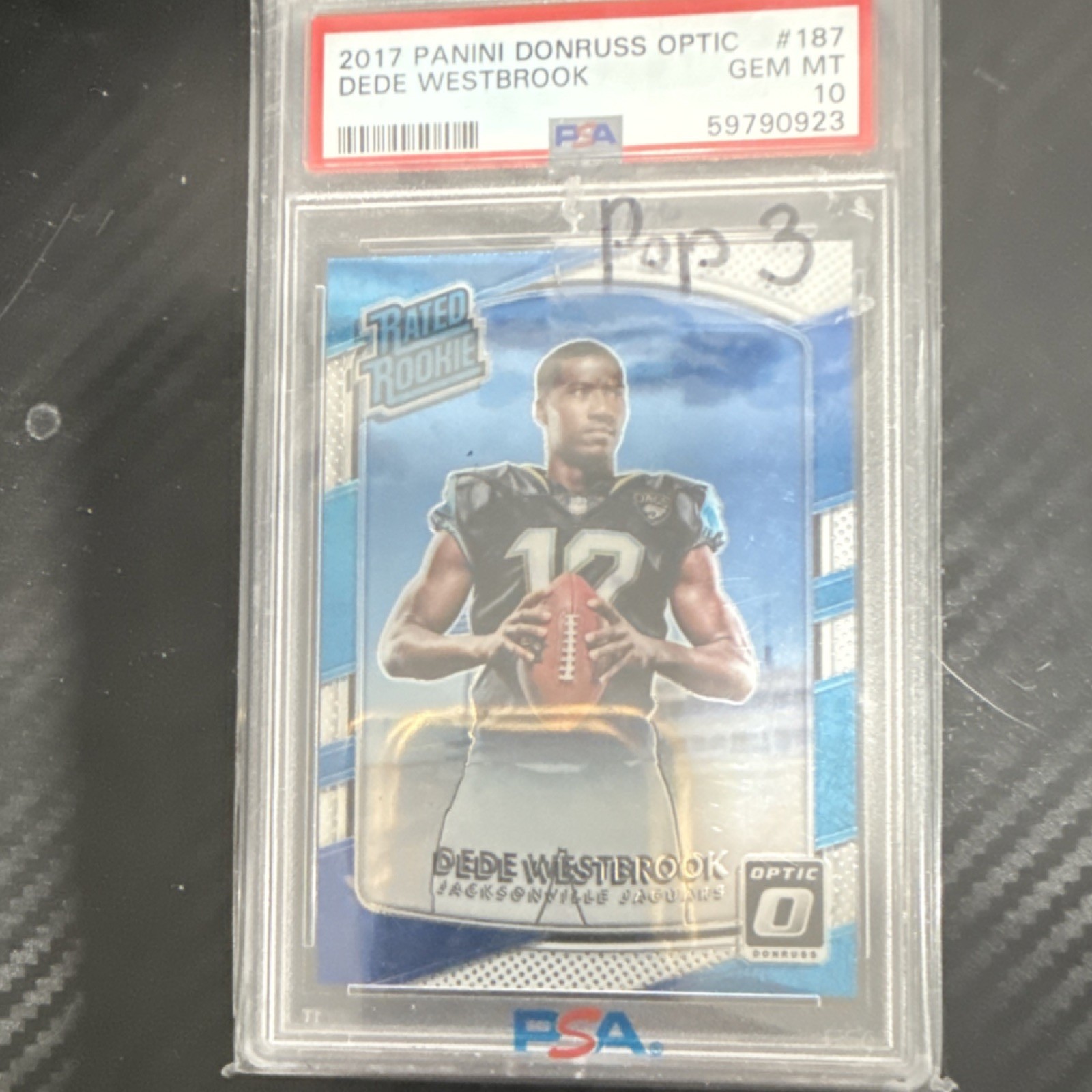 Dede Westbrook Panini Donruss Optic #187 Base