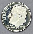 1999-S Proof Silver Roosevelt Dime 90% .900 San Francisco Mint