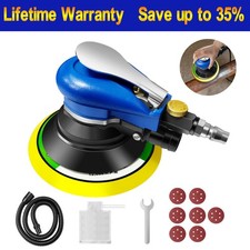 Air Random Orbital Palm Sander 6" 150mm Dual Action Auto Body Orbit DA Sanding