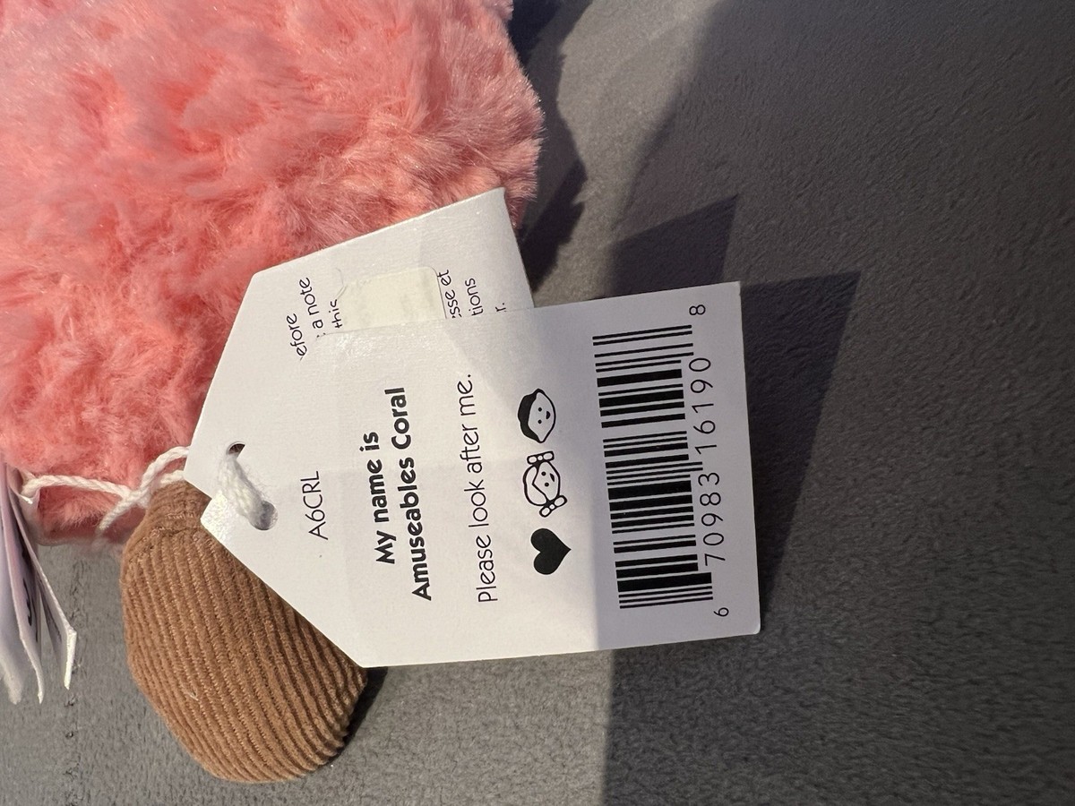 Jellycat Amuseables Coral Brand New | eBay UK
