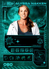2023 SkyBox Metal Universe Champions #080 Alyssa Nakken Aqua