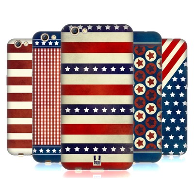 HEAD CASE DESIGNS AMERICANA DESIGN USA SOFT GEL CASE FOR OPPO PHONES