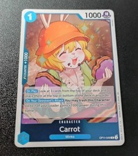 One Piece CCG Carrot A Fist Of Divine Speed R Foil OP11-049 NM