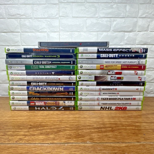 Lot of 25 Microsoft Xbox 360 Games Bundle Tested Working Free Shipping 0042