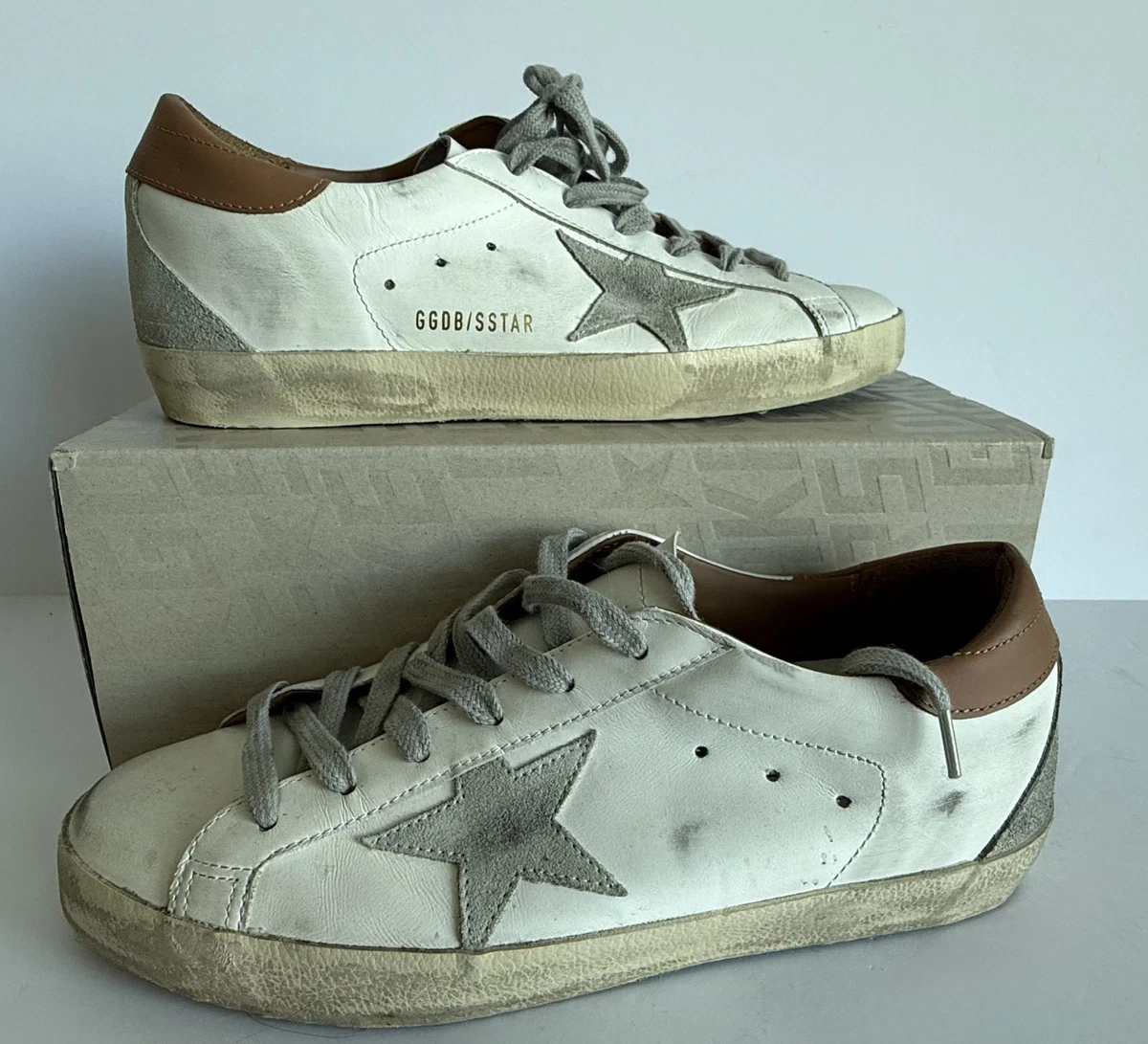 Golden Goose Superstar Light Blue White for sale | eBay