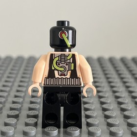 Lego DC Super Heroes Bane Minifigure 6860 The Batcave CMF sh0009 Retired - 2E