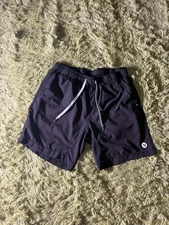 Vuori Kore Lined Shorts Black Drawstring Athletic Pockets v302 Men’s Size Medium