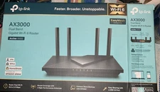 TP-Link AX3000 WiFi 6 Router – Wireless Router, Multi- Gigabit No Powercord