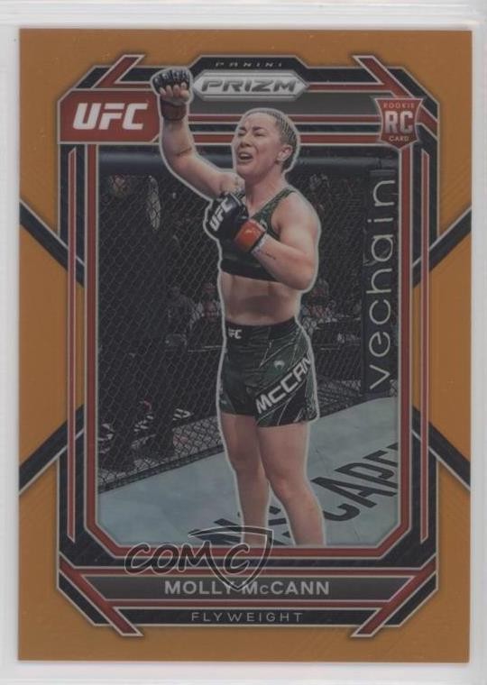 2023 Panini Prizm UFC Orange Prizm 1/99 Molly McCann #114 Rookie RC pe8