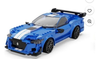 CaDA 1:20 Remote Control Blue Knight Building Set � 325 Pcs RC Sports Car Model