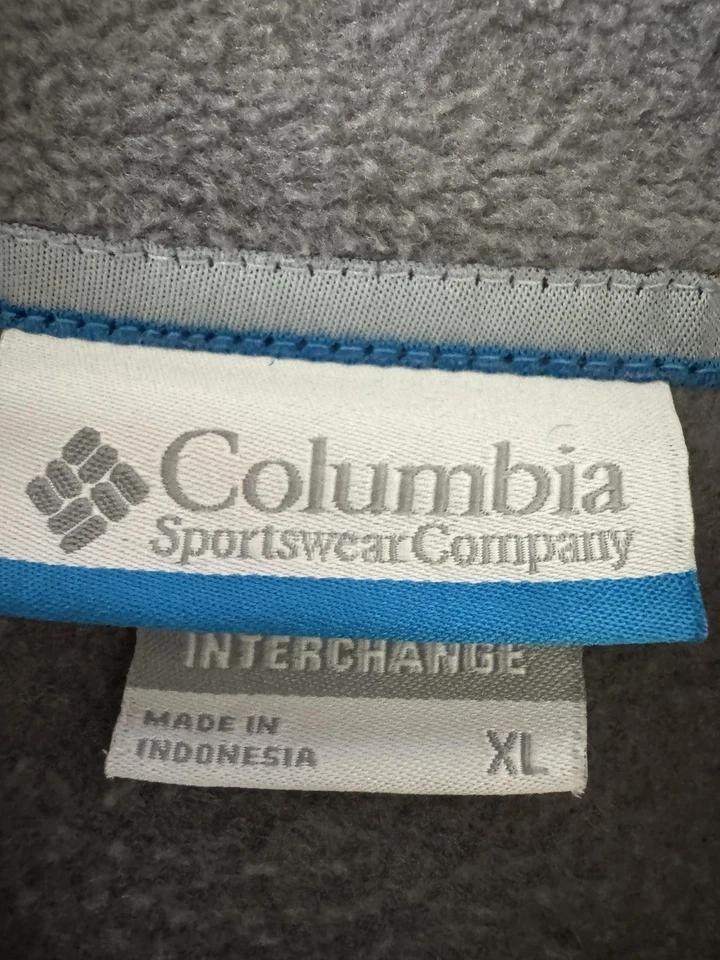 Chaqueta Columbia Para Hombre XL Intercambio Polar Cremallera Completa Exterior Capa Cálida Foto 4 de 4