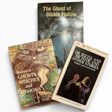 Vintage Spooky Paperback Book Lot 3 Ghost Stories Jekyll Hyde Scholastic