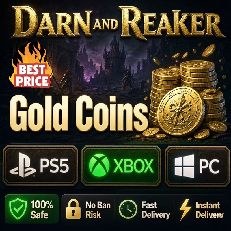 DARK AND DARKER GOLD COINS 50K-500K ALL REGIONS PC/PS/XBOX🍚Fast Virtual Item