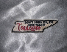 Morgan Wallen Tennessee Iron On Embroidery Patch Country Music Nashville Jacket