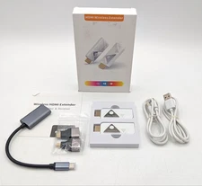 EVATEK Wireless HDMI Transmitter Receiver 98ft - 4K Decode 1080P