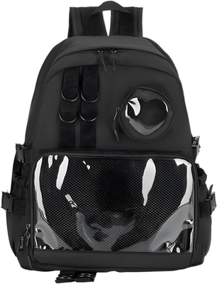 Ita Bag Preppy Backpack with Pin Display Insert for School 
