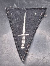German Army Sleeve Badge Infantry Sword Black