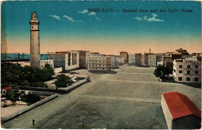CPA AK PORT-SAID General View and the Lighthouse EGYPT (1324474)