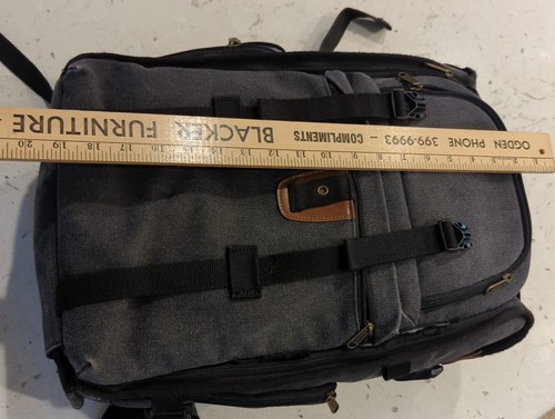 Digiant DSLR Camera Backpack, 18-inch Canvas Case - Tons of Storage READ - Picture 15 of 18