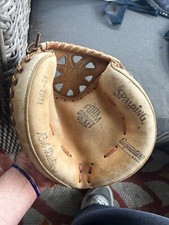 Vintage Spalding Glove 42-7931 Bob Didier Form Pocket Leather Glove Signature