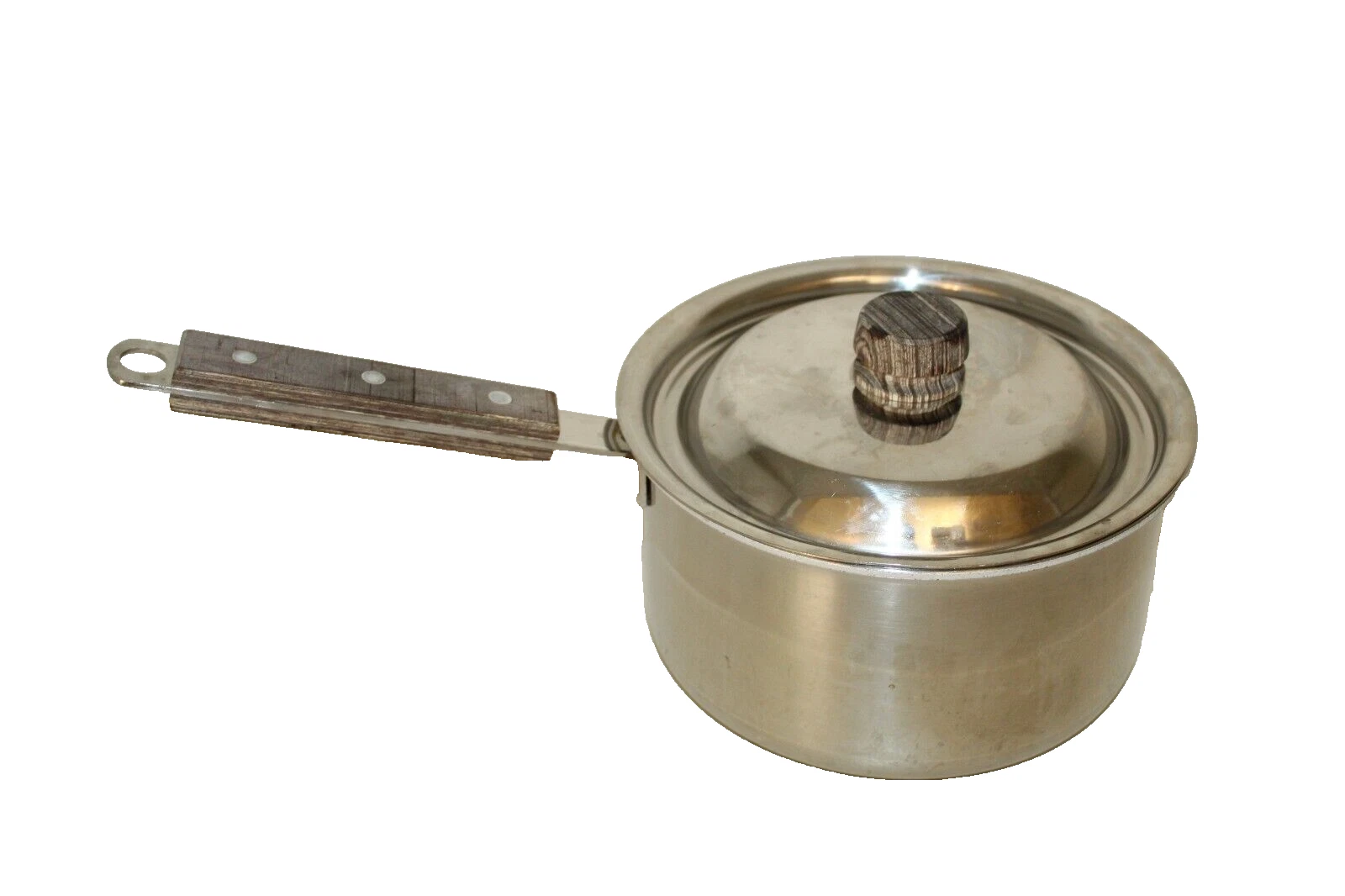 2 Quart Sauce Pan w/Lid Range Craft Sears 7 1/4" Round 252-5053 Stainless Steel