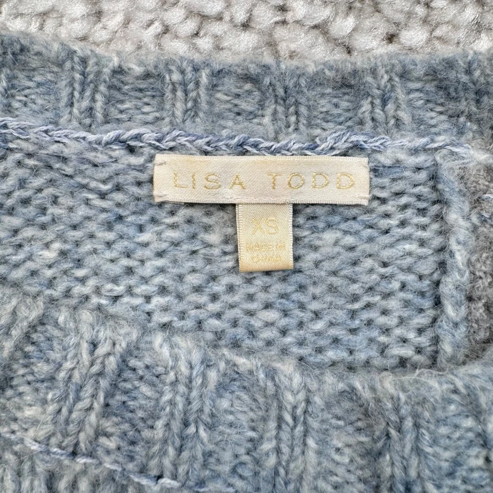 Suéter LISA TODD Asimétrico Lana Cachemira Bloques de Color para Mujer XS Foto 3 de 4