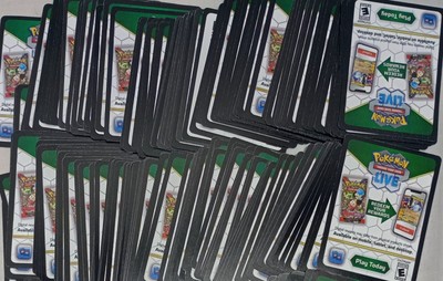Pokémon TCG Live Online Code Card Lot - 300 Unused Codes - Silver Tempest
