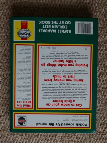 Honda Accord Haynes Owners Workshop Manual, Feb 1984 to Oct 1985, 1598 & 1829cc - Picture 3 of 4