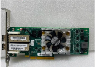 Qlogic  QLE2672 Dual-port 16 Gbit/s fiber card network card with modules