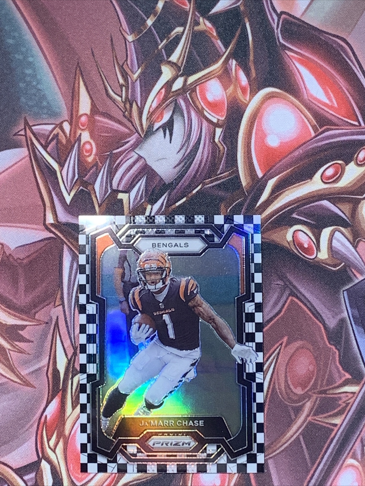 2023 Panini Prizm - Black and White Checker Prizm #56 Ja'Marr Chase
